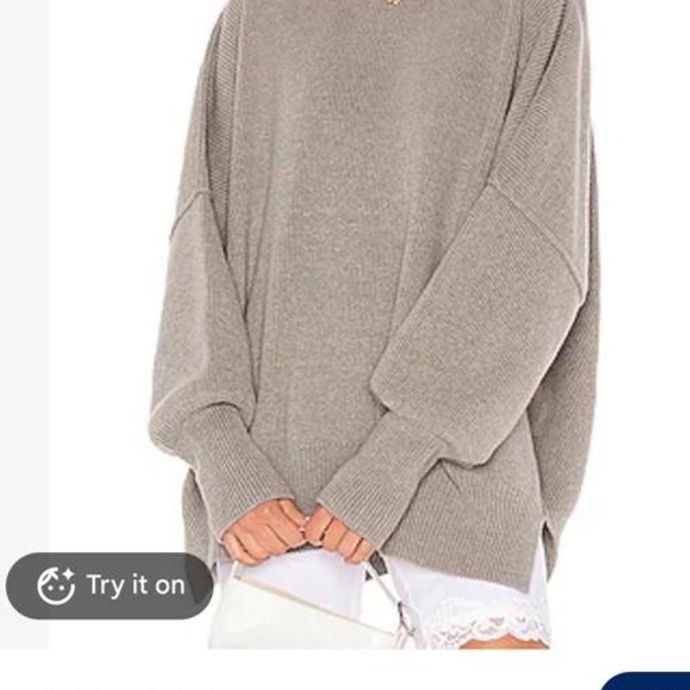 Free People Easy Street Tunic in gray